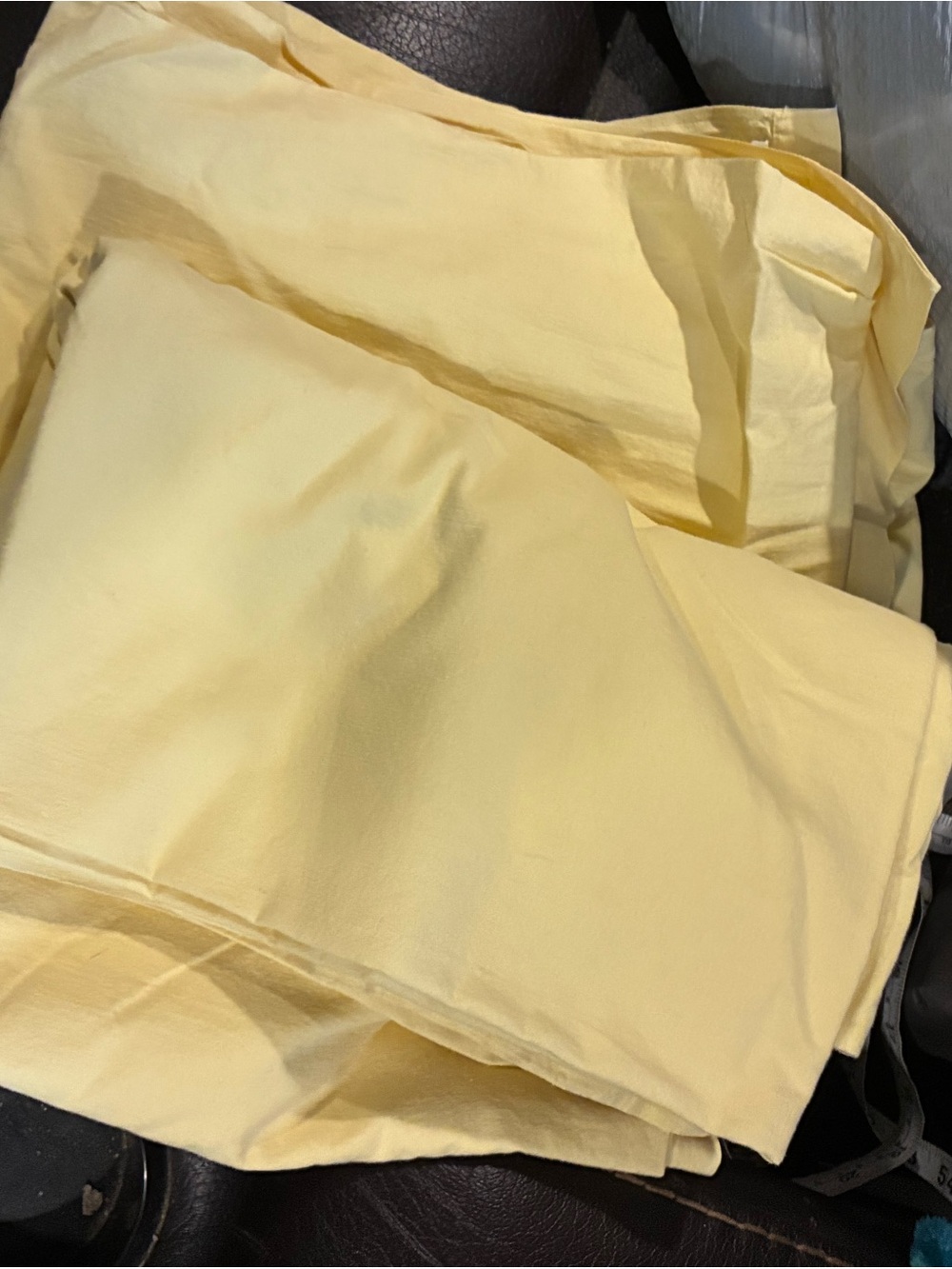 Sunny Yellow flat sheets
